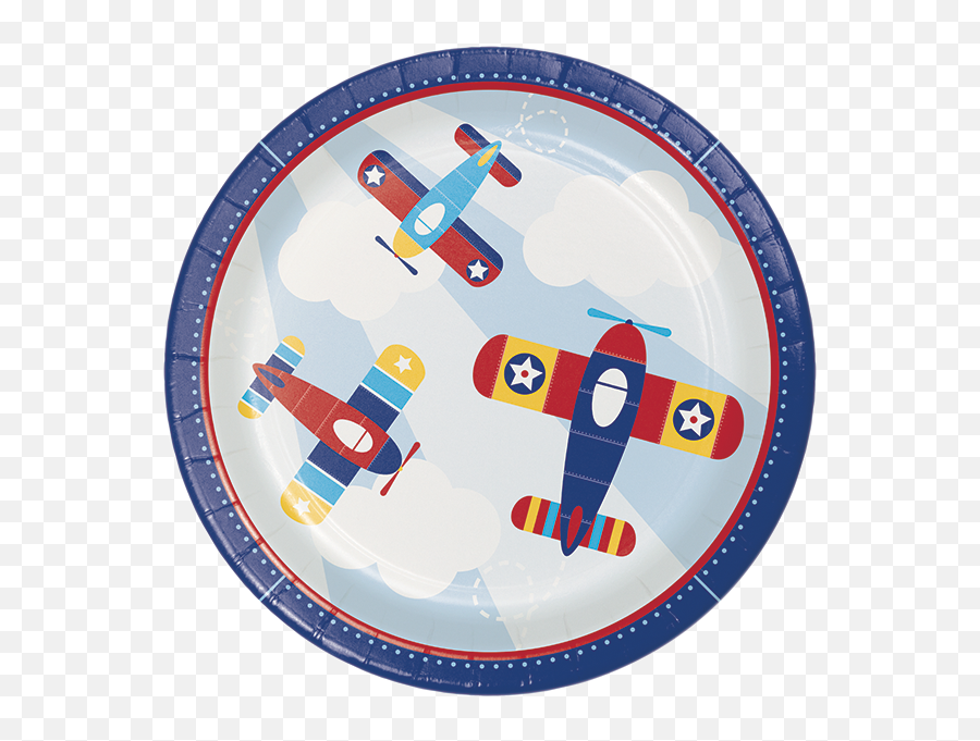 Airplane Birthday Party Supplies Party - Airplane Emoji,Justice Emoji Plates