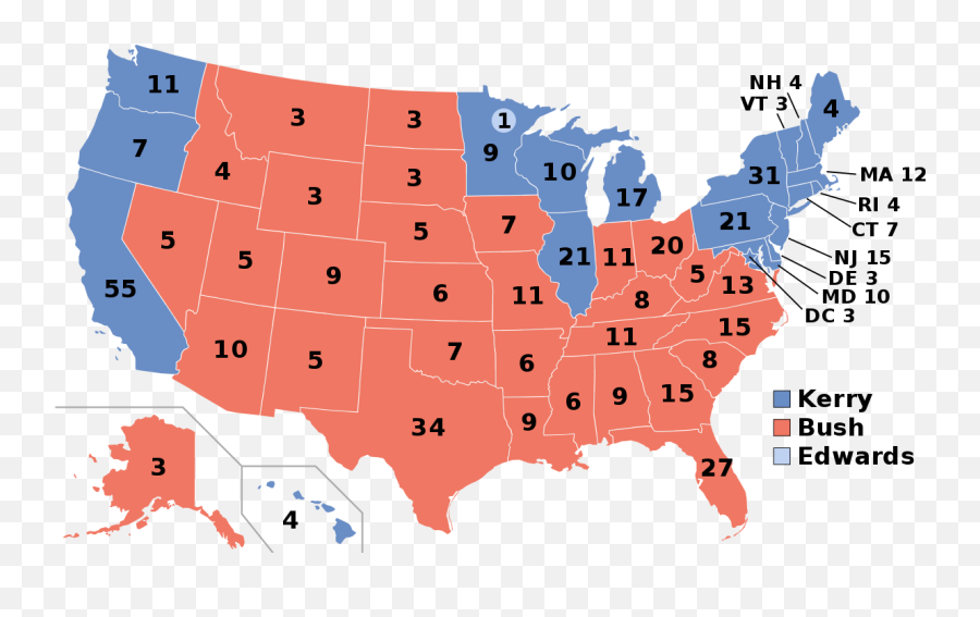 2004 United States Presidential Election - Wikipedia 2004 Presidential Election Emoji,Motion And Emotion Slogan