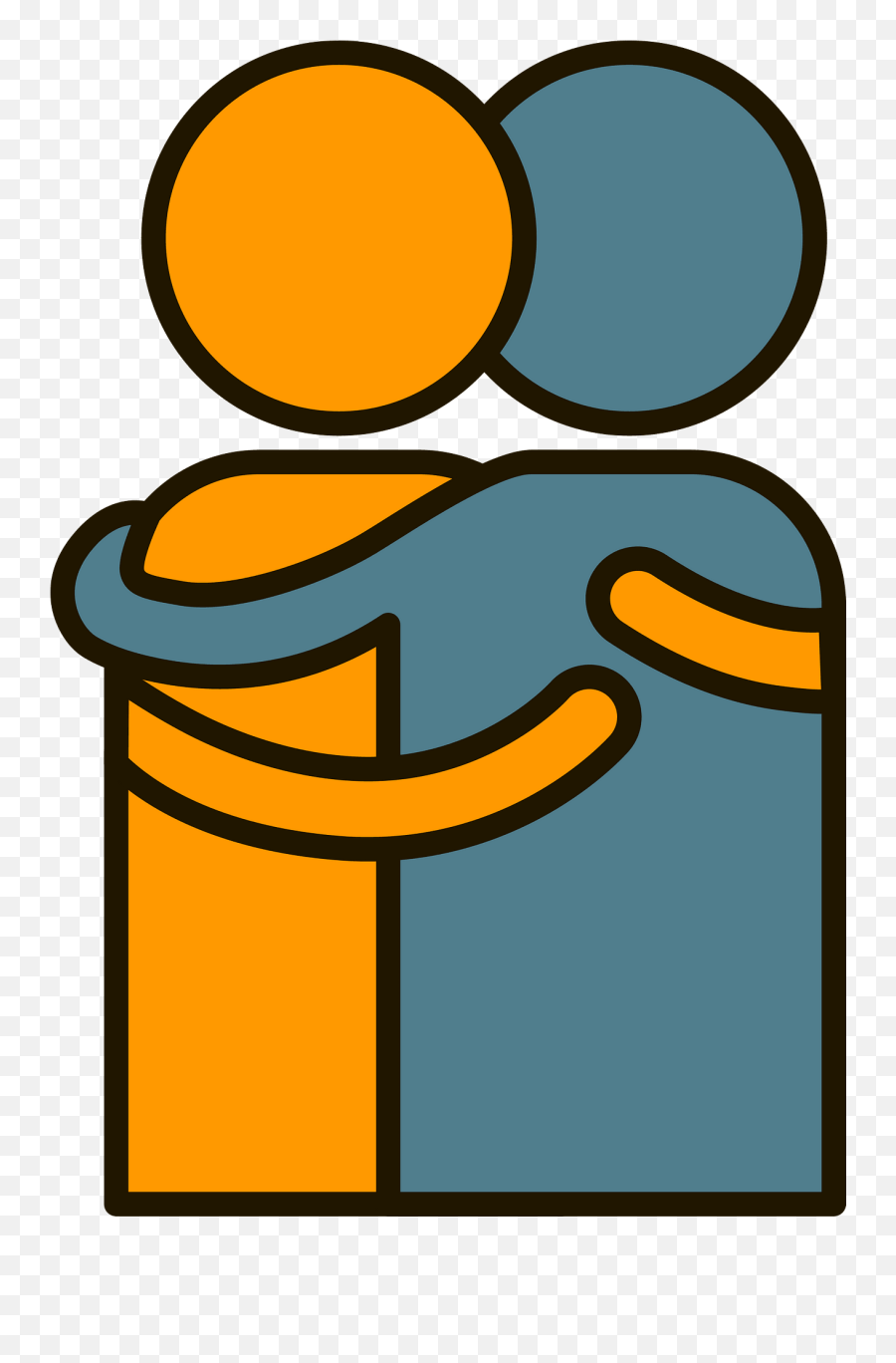Hug Clipart Free Download Transparent Png Creazilla - Clip Art Emoji,Hugs Emoji