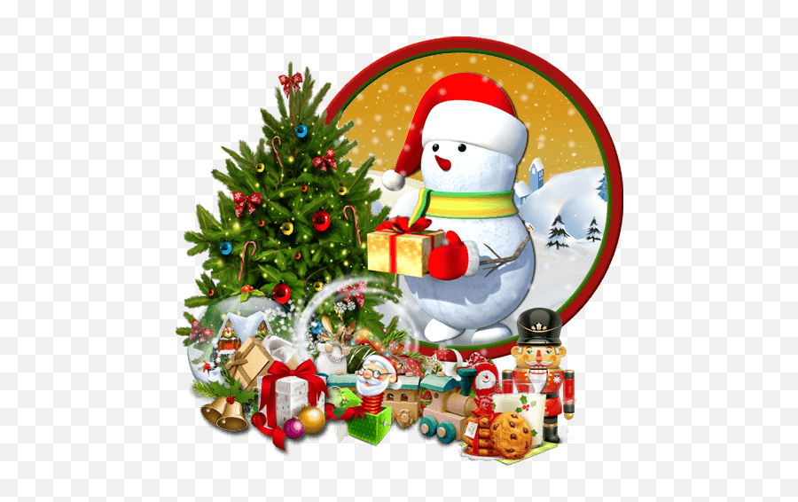 Download 3d Cute Snowman Theme Android Personalisasi - Christmas Day Emoji,Snowman Emoji Android