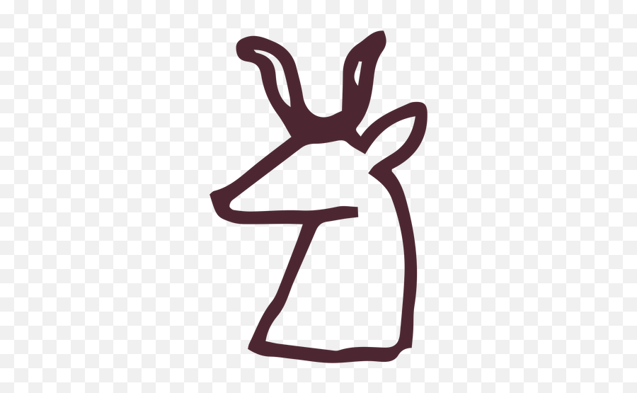 Egyptian Hieroglyphics Deer Symbol - Transparent Png U0026 Svg Symbol Of A Deer Emoji,Egyptian Emoji