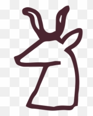 Egyptian Hieroglyphics Deer Symbol - Transparent Png U0026 Svg Symbol Of A Deer Emoji,Egyptian Emoji
