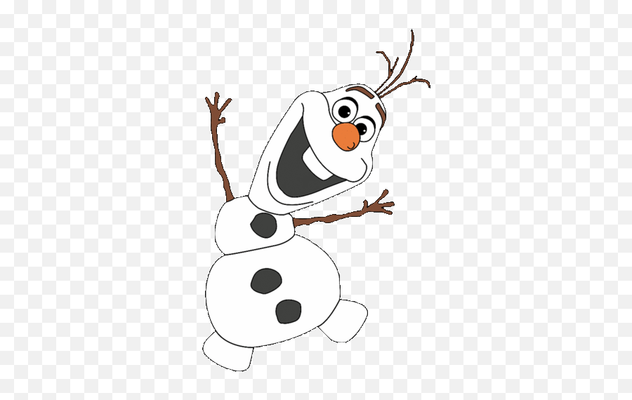 Olaf Clipart Olof Olaf Olof - Kardan Adam Karlar Ülkesi Emoji,Emoticons Frozen Snowman On Facebook