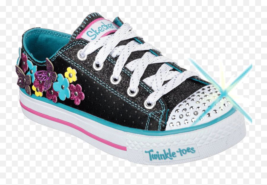 Skechers Butterfly Shoes - Plimsoll Emoji,Skechers Emoji High Top Twinkle Toes Amazon