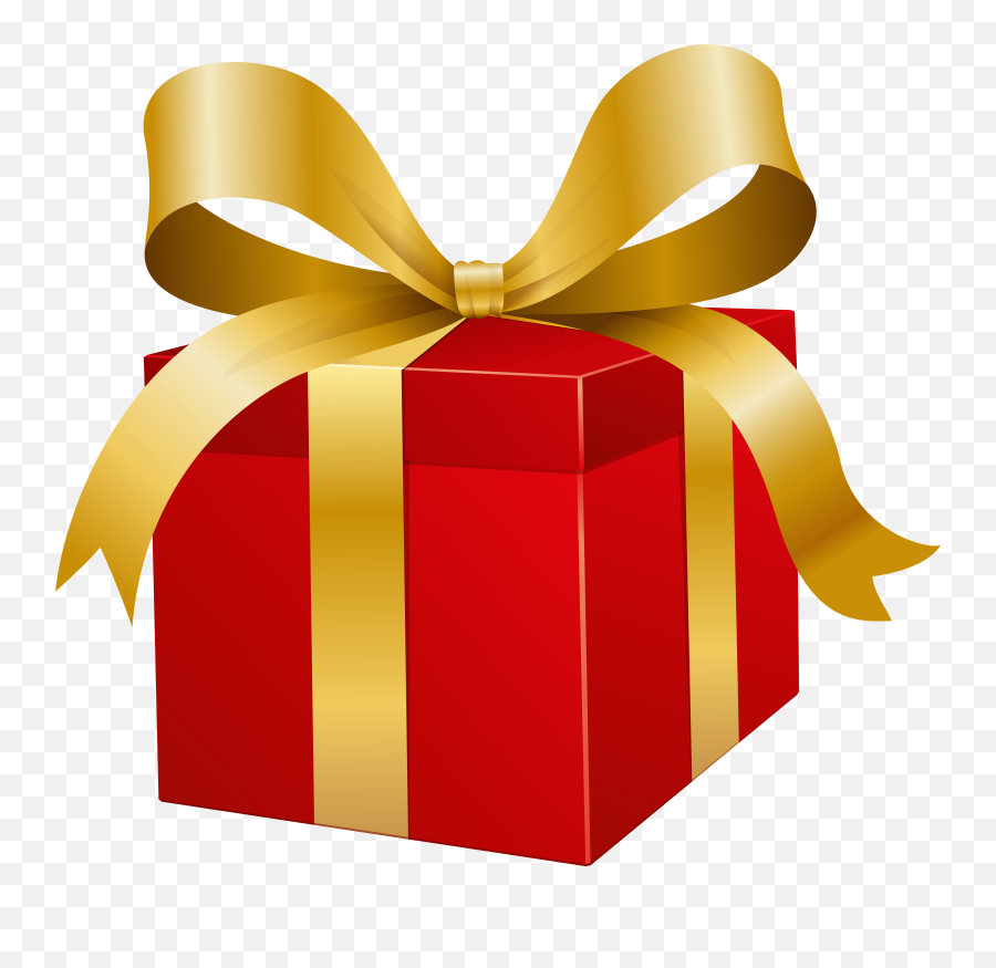 Emoji Clipart Present Emoji Present - Christmas Gift Cartoon Png,Box Emoticon
