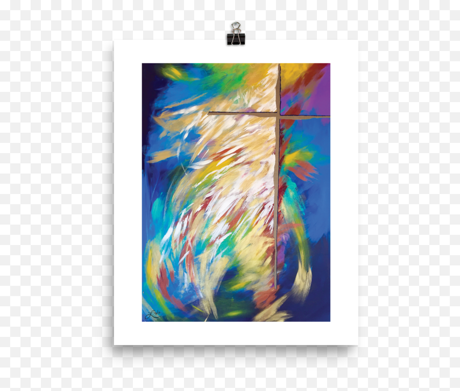 A Sanctified Art Emoji,Abstract Human Emotion Painting