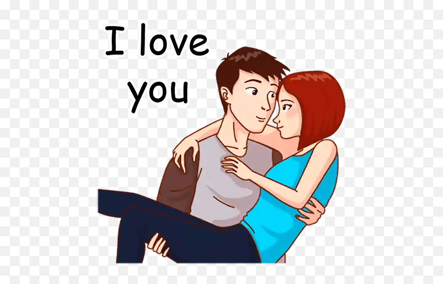 I Love You And I Miss You - Miss You Stickers For Whatsapp Emoji,Couple Kissing Emoji Missing