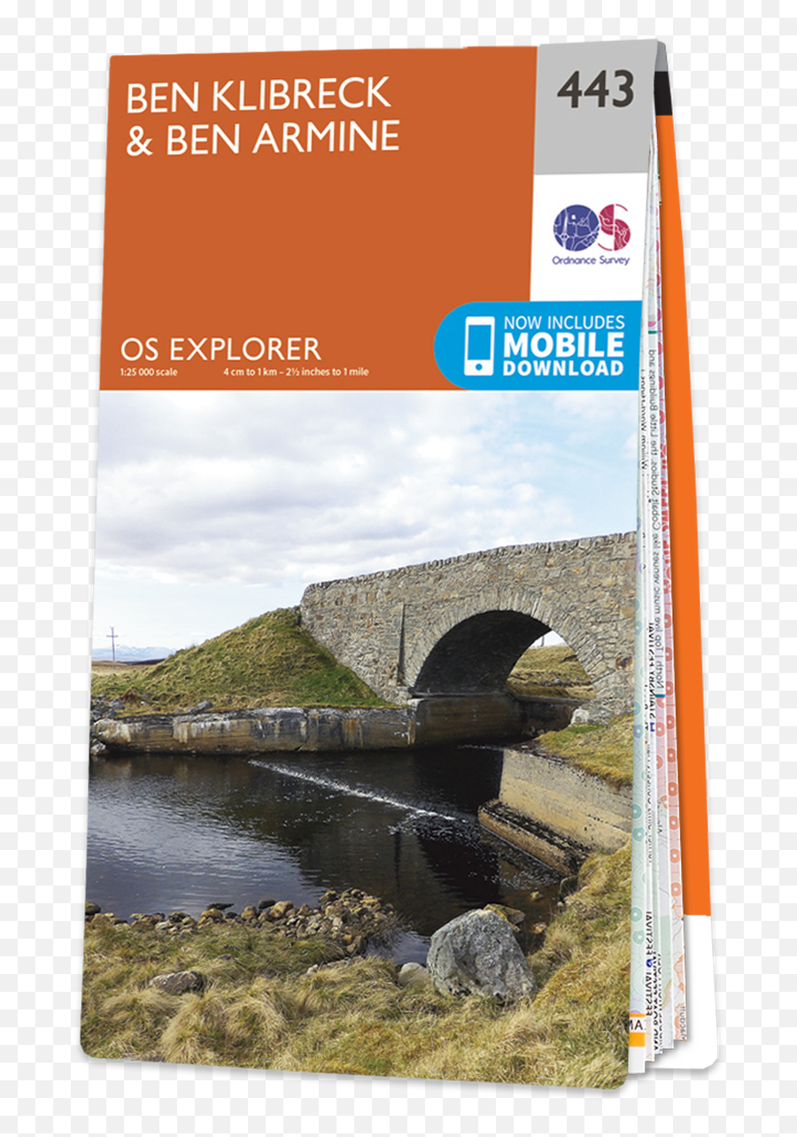 443 Ben Kilbreck And Ben Armine Os Explorer Paper Map Os - Ordnance Survey Emoji,Grenada Flag Emoji Png