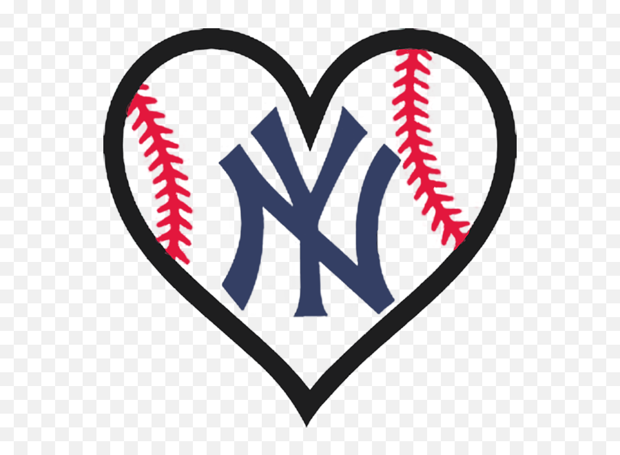 New York Yankees Spiral Notebook For - New York Yankees Logo Heart Emoji,Yankees Show Of Emotion