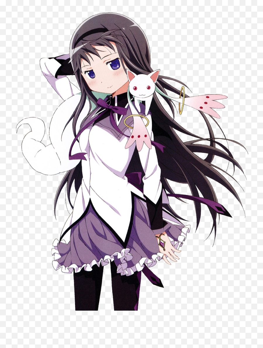 Homura Akemi Only You Render - Album On Imgur Homura Akemi Emoji,Madoka Magica Kyubey Emoticon