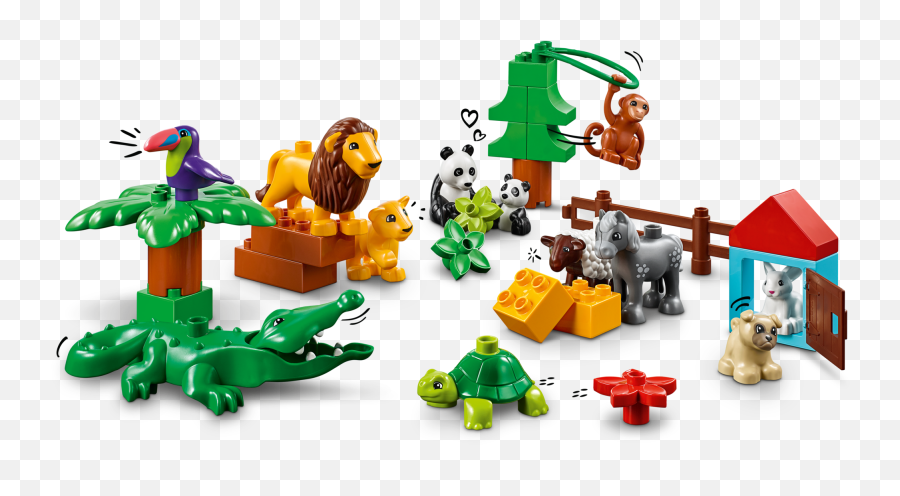 Lego Duplo Animals Around The World Xl - 45029 Lego Education Emoji,Drawing Emotions On Duplos