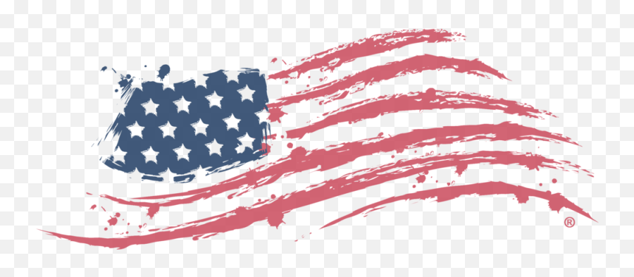 Pink Stars Png - Authentically American Vintage Us Flag Logo Authentically American Emoji,Waving American Flags Animated Emoticons