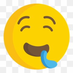 Free Drooling Face Flat Emoji Icon - Available In Svg Png Happy,Winking Face Emoji Vomiting