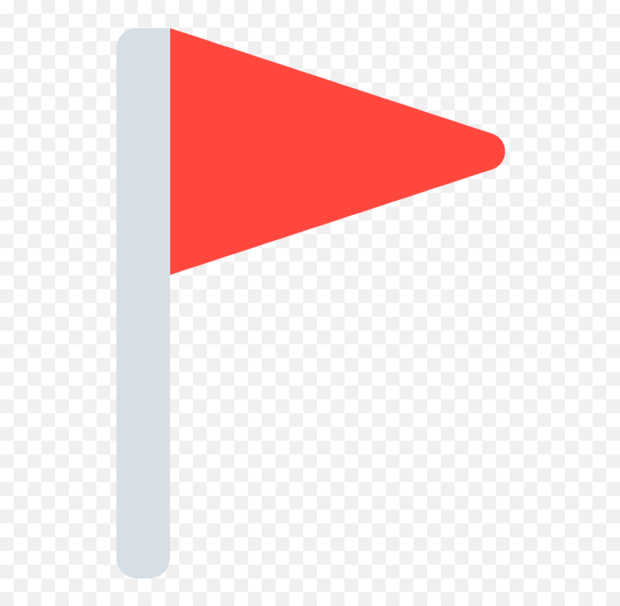Triangular Flag Emoji Clipart - Emoji De Bandeira Vermelha,Japanese Flag Emoticon