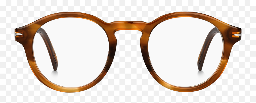 Db 7010 - Brown Horn Clear 103421 U2013 Eyewear By David Beckham Vintage Gafas Redondas Hombre Emoji,Zenni Glasses With Emojis