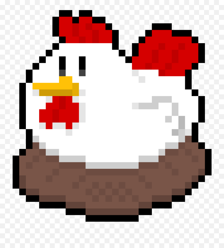 Pixilart - Chicken By Jmartsdesign Hollow Knight Pixel Art Grid Emoji,Chicken Emoticon
