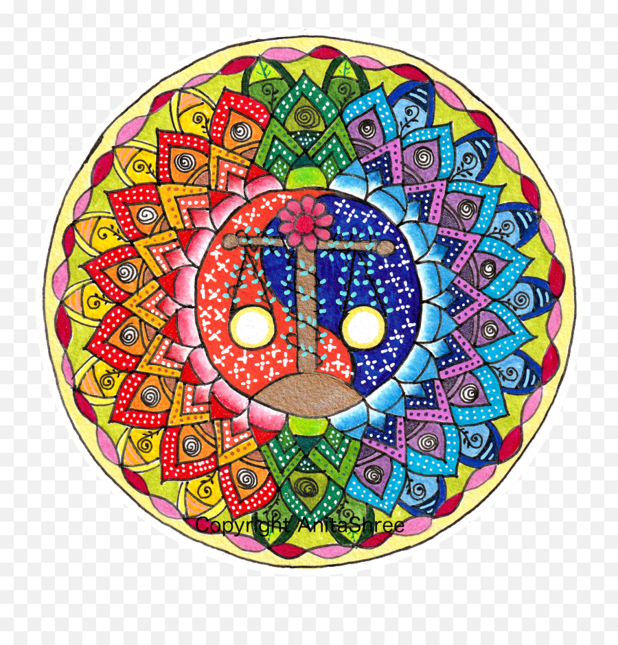 Intention Mandala For Balance U2013 Artful Scribe Emoji,Tight Sacrum Emotions