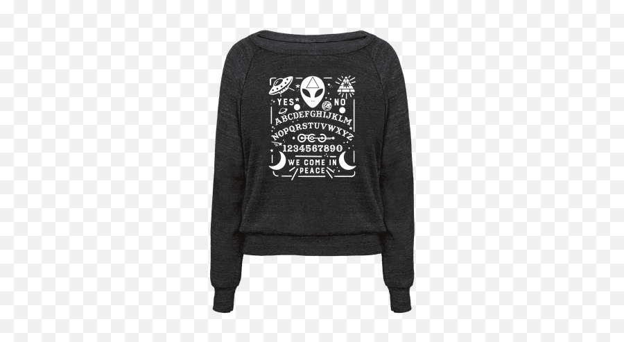 Occult Alien Ouija Board T - Broadway Sweatshirts Emoji,Alien Emoji Shirts