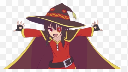 9 Delusional Anime Characters With - Megumin Png Emoji,Megumin Emoji