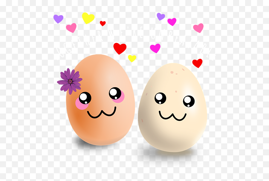 Together Were Unbeatable Cute Egg Pun Toddler T - Shirt For Emoji,Egg On My Face Emoticon