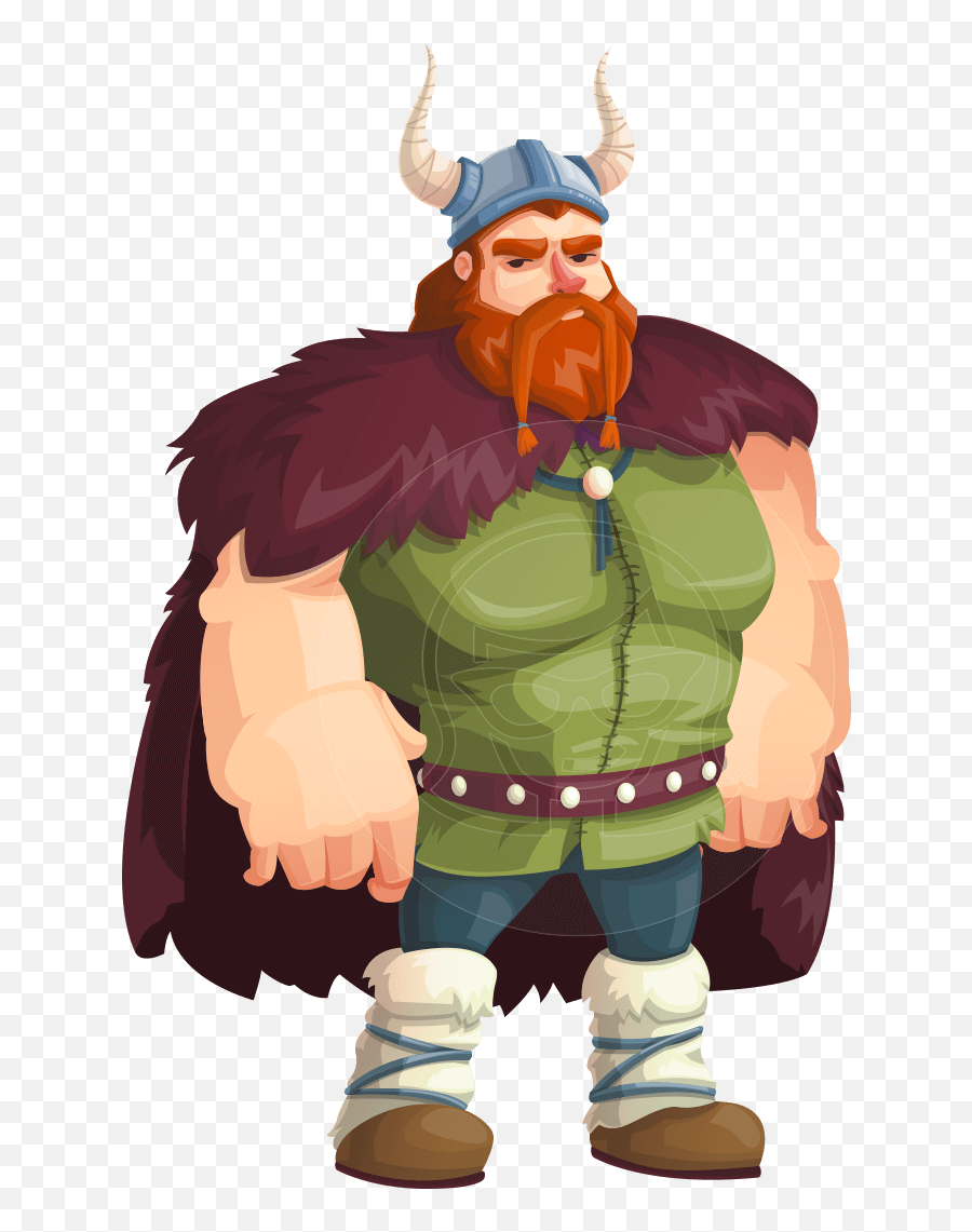 Viking Warrior Cartoon Vector Character Aka Bjorn Strong Graphicmama Emoji,Warrior Emotion