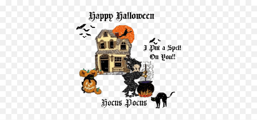 Top Halloween Funny Stickers For Android U0026 Ios Gfycat - Animated Funny Happy Halloween Gif Emoji,Hocus Pocus Emoji