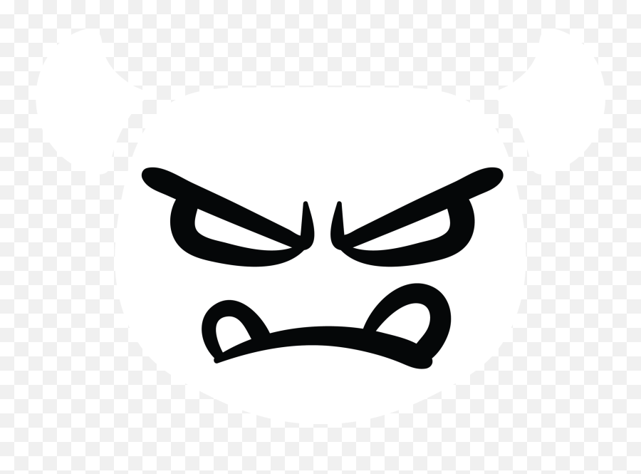 Emblem Cap U2014 Boss Battles Emoji,Black Angry Emoji