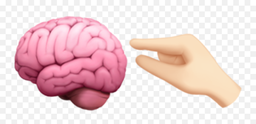 Emoji Iphoneemoji Sticker Brain Sticker By Snmyart,Anatomical Emoji