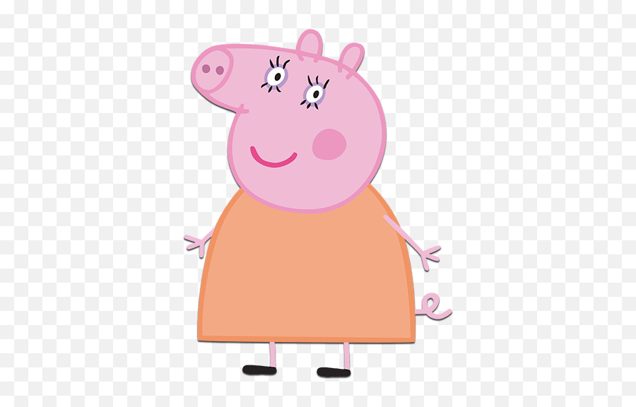Peppa Pig Characters - Peppa Pig Mommy Png Emoji,Peppa Pig Emoji