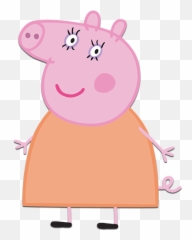 Peppa Pig Characters - Peppa Pig Mommy Png Emoji,Peppa Pig Emoji