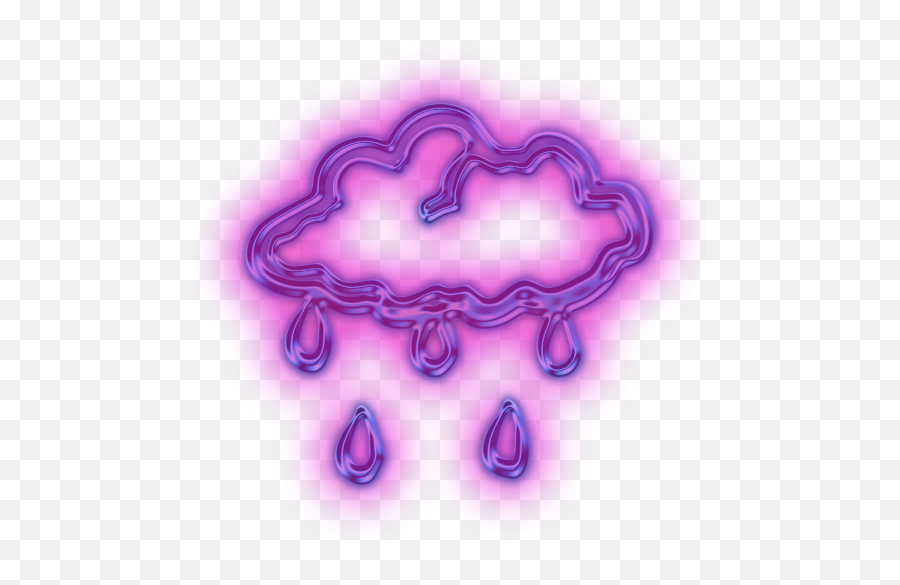 Cloud Clouds Cloudy Rain Sticker By Semchenkopolina - Purple Clouds Icon Emoji,Rainy Cloud Emoji