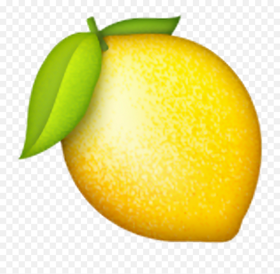 Lemon Clipart Emoji - Iphone Lemon Emoji Png,Apple Emoji Food