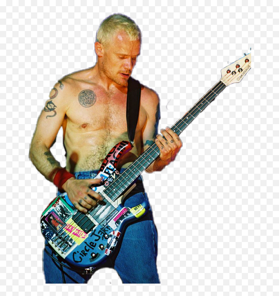 Flea Rhcp Bass Sticker - Flea Bass Player Png Emoji,Flea Emoji