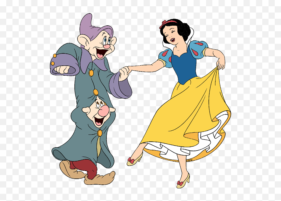 Dwarf Clipart Dancing - Snow White Dwarfs Dancing Usepng Emoji,Dancing Girls Emoji Png