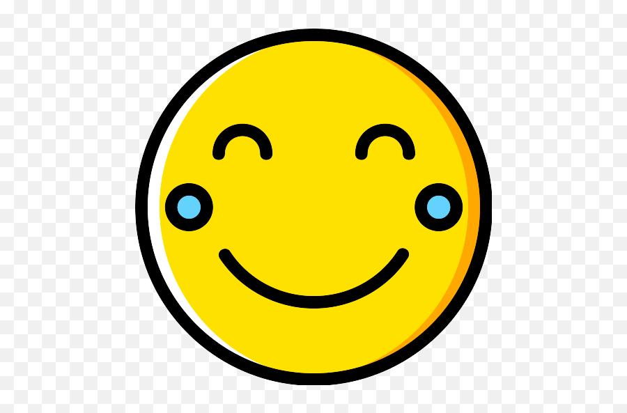 Blushing Emoji Vector Svg Icon - Icon,Blushing Emoji