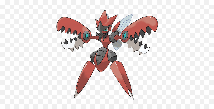 Download Sugimori Art - Mega Scizor Png Image With No Pokemon Mega Scizor Emoji,Mega Emoji Download