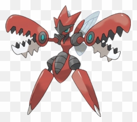 Download Sugimori Art - Mega Scizor Png Image With No Pokemon Mega Scizor Emoji,Mega Emoji Download