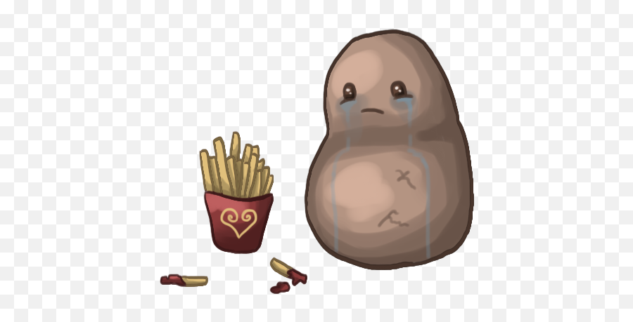Download Potato Clipart Sad - Sad Potato Png Image With No Sad Potato Emoji,Potato Emoji