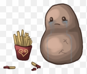 Download Potato Clipart Sad - Sad Potato Png Image With No Sad Potato Emoji,Potato Emoji