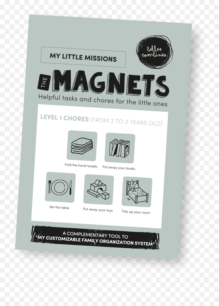 Kids Chores Magnets For Family Planner - Paper Emoji,Emoticon Chores Images