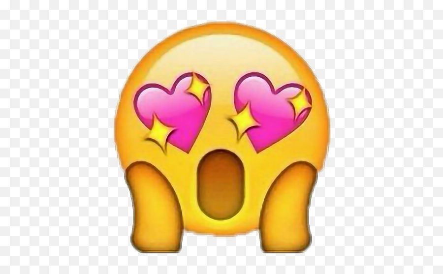 Emotions Amor Love Sticker - Pink Heart Eyes Emoji,Emotions Of Love