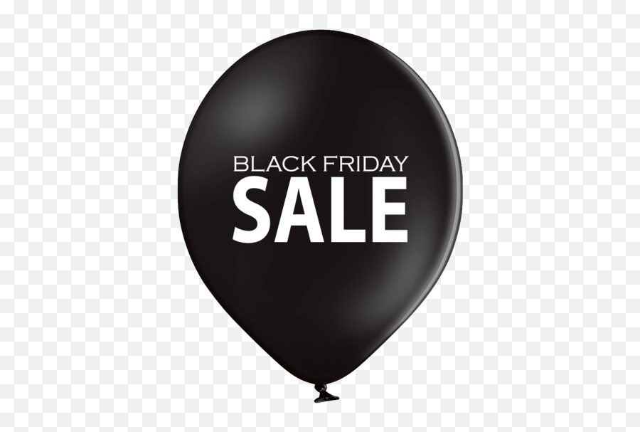 Latex Preprinted Black Friday Sale Balloons 12 - Air Balloon Black Friday Png Emoji,Black Friday Emoji