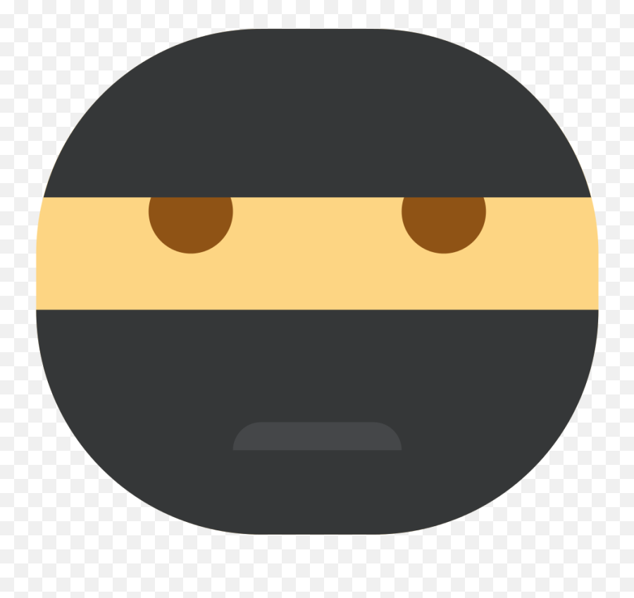 Filebreezeicons - Emotes22faceninjasvg Wikimedia Commons Dot Emoji,Ninja Emoticon