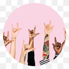 Pin - Sign Language Hands Diversity Emoji,Asl Pictures Of Emotions