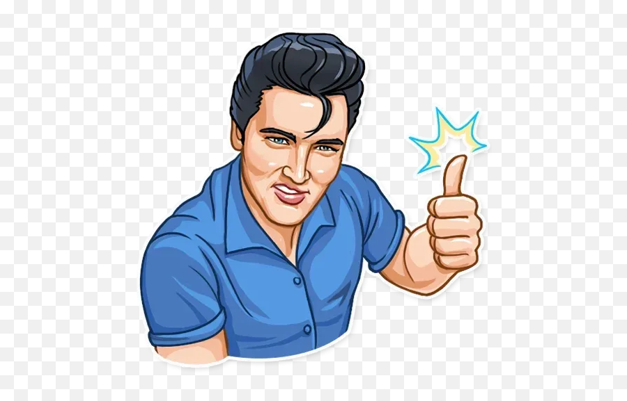 Elvis Presley Whatsapp Stickers - Sign Language Emoji,Elvis Emoji