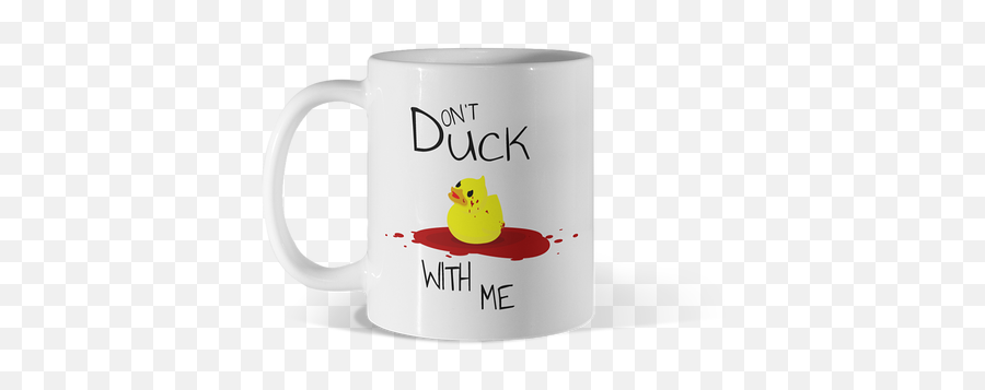 Duck Mugs Design By Humans - Serveware Emoji,Goosebumps Emoticon