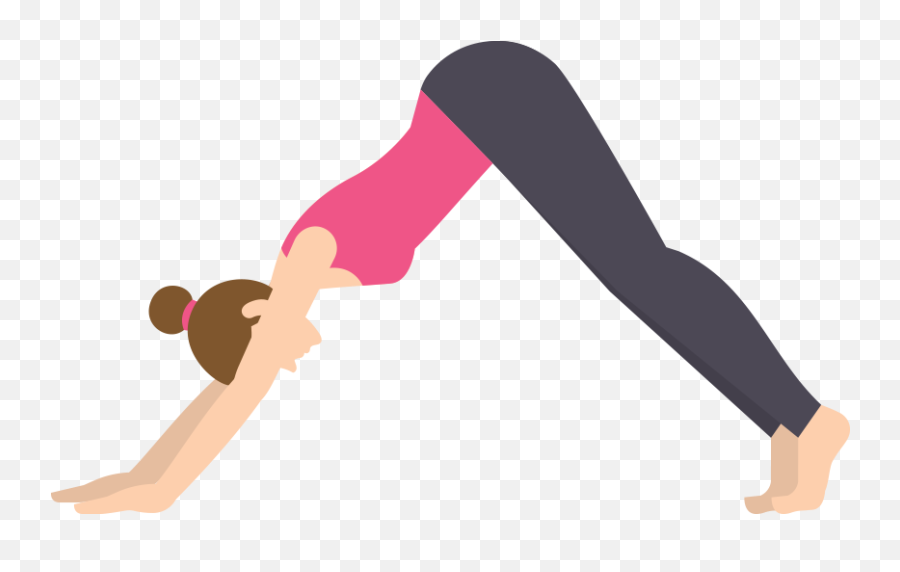 Yoga Poses Images Gif Animated Gif Wallpaper Sticker - Downward Dog Pose Png Emoji,Yoga Poses That Evoke Emotion
