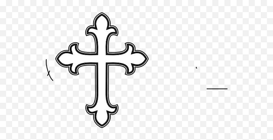 Cross Clipart Black And White Free Images 2 - Clipartix Cross Clipart Emoji,Crucifix Emoji