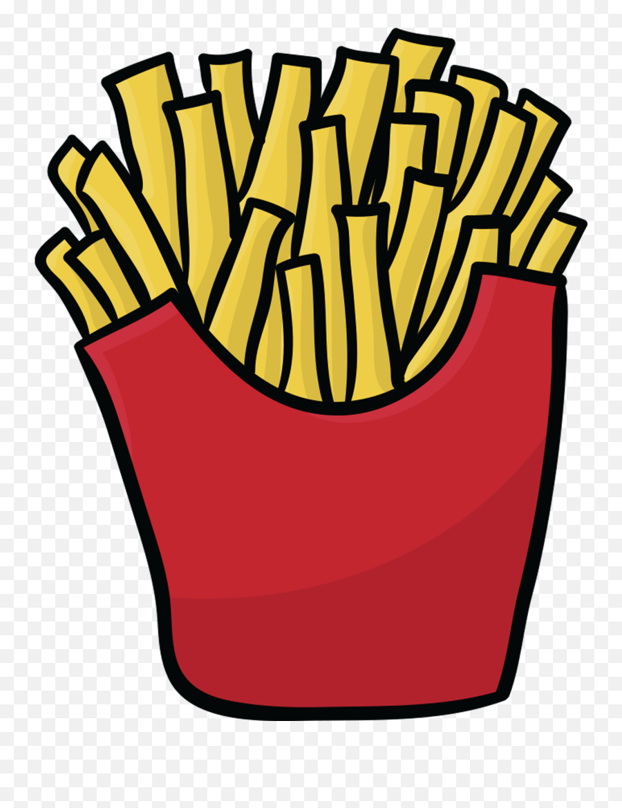 Hamburger Emoji Yellow Transparent Png - Do Cartoon French Fries,Hamburger Emoji