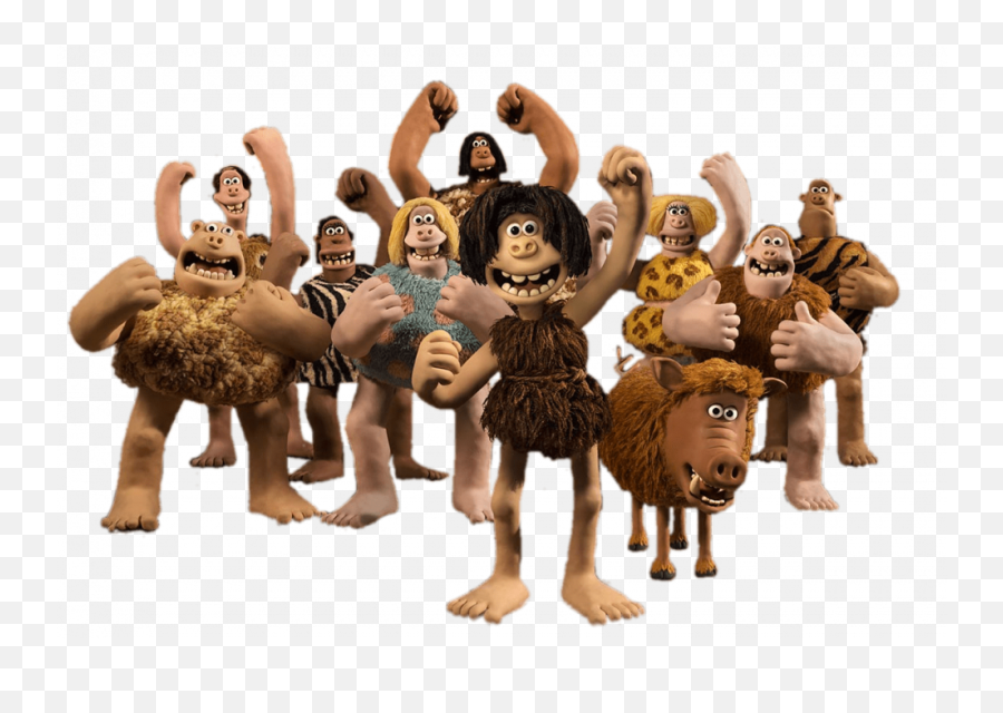 Early Man Tribe Cheering Pnglib U2013 Free Png Library - Early Man Png Emoji,Man Piano Emoji